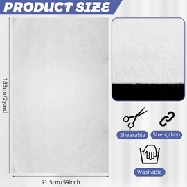 59 Inch Quilt Batting Polyester Batting for Upholstery Bonded Batting Upholstery Batting for Quilting Craft and Wearable Arts(1.5m x 4 Yards x 0.5 Inch)