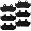 Caltric Front Rear Brake Pads for Honda GL1500 GL1500SE Interstate