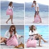CalmyBEACH Terry Cloth Beach Bag XXL Bath Bag - 100%