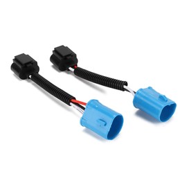 9007 Male to H13 Female Headlight Fog Light Adapter F250 Super Duty 1999‑2004