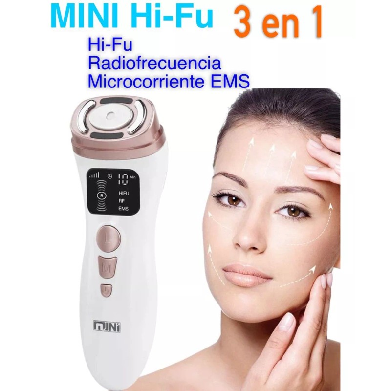 KEMETVOV Minihifu Facial Corporal+masajeado Cuello Papada Lifting+gel