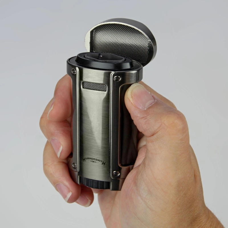 Hammersmith The Tank Quad-Flame Torch Lighter- Gunmetal