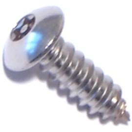 Hard-to-Find Fastener 014973206840 Security Star Drive Sheet Metal Screws, 8 x 1/2, Piece-20