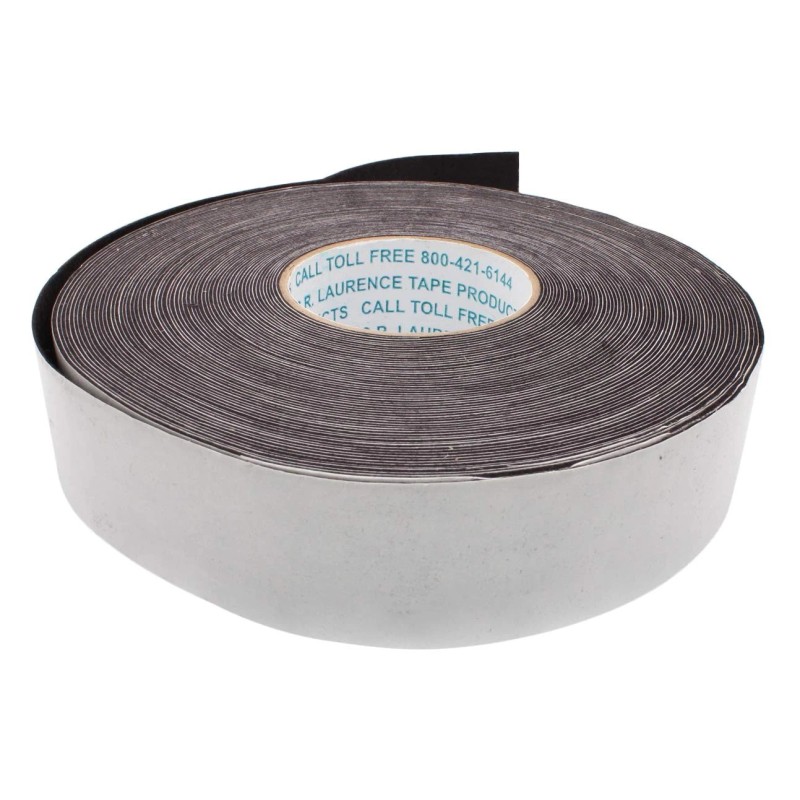 CRL Black 2" Wide Moleskin Channel Liner - Solid