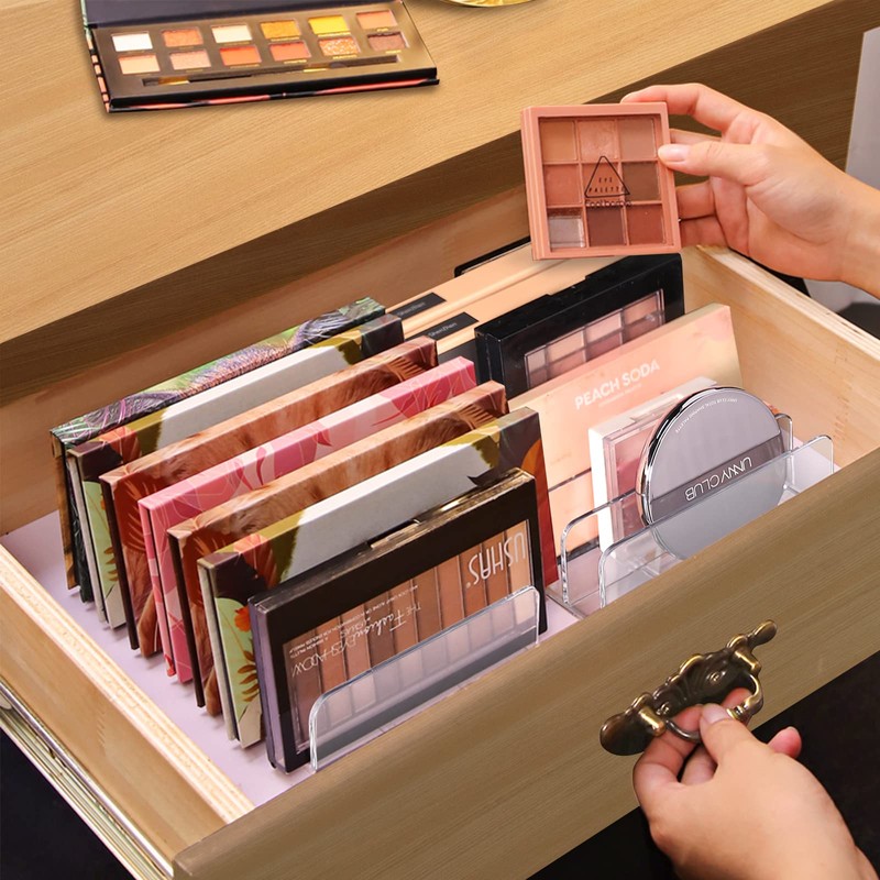 Lolalet Eye Shadow Stand, Makeup Storage, 14 Compartments, Cosmetic Storage,