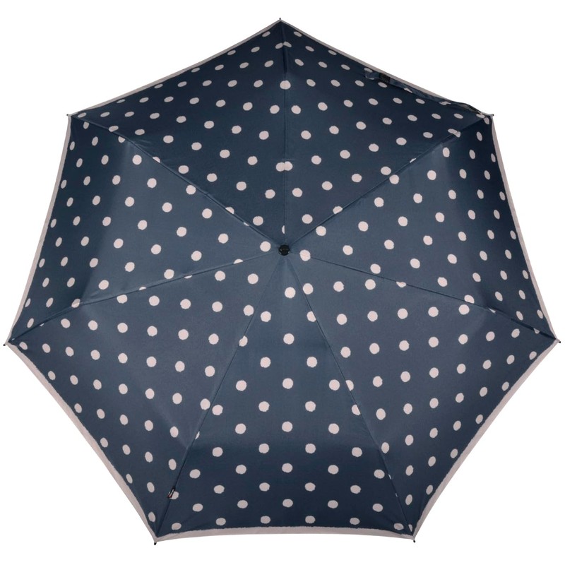 Knirps Slim Duomatic Pocket Umbrella with Automatic Open/Close Dot Art
