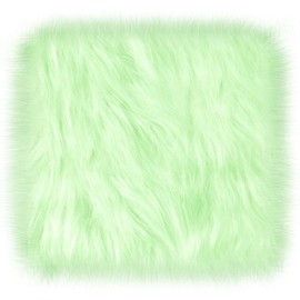 School Locker Rugs Square Grey Furry and Cute Locker Decoractions with Anti-Slip Backing for Girls in Middle School Back to School Stuff Gift(1, Green)