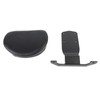 VIPIH Motorcycle Black Driver Rear Backrest Sissy Bar Pad For