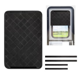 RedCall Rv Door Window Shade,Foldable Camper Sun Shade Windshield Blackout Cover,RV Accessories Fits for RV Interior Door Window 16 x 25 inch