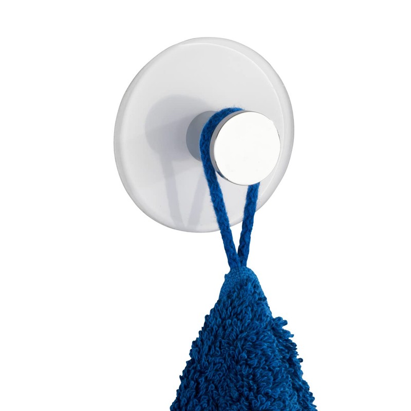 WENKO 23350100 Hook, Plastic, White, One Size