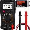 Digital Multimeter Pocket, Multifunction Battery Tester with Backlight Test Wire,