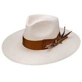 Stetson Atacama Natural 4" Brim Straw Fashion Hat Natural S