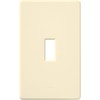 Lutron Fassada 1-Gang Matte Toggle Switch/Toggler Wallplate, FW-1-AL, Almond