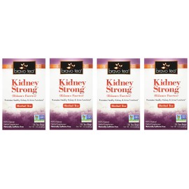 Bravo Tea, Kidney Strong Herbal Tea, Caffeine Free, 20 Tea Bags (Four Pack)
