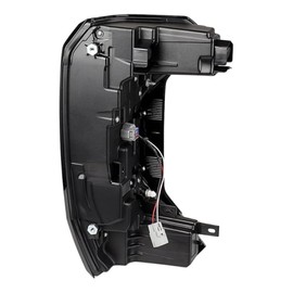 KarParts360 For Toyota Tundra 2022 2023 2024 Tail Light Driver Side | LED | Red And Clear Lens | Black Housing | Fiber Optic | SR/SR5 | With Bulbs | Replacement For TO2800209 | 81560-0C130, 166-11692L