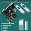 LinksTek 2-Port PCI Express RS-232 DB9 Serial Port Card for