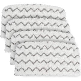 4 almohadillas para orejas de repuesto para Shark Steam Mop S1000, S1000A, S1000C, S1000WM, S1001C, S2001 almohadillas para orejas de agarre de suciedad, microfibra, lavables y reutilizables