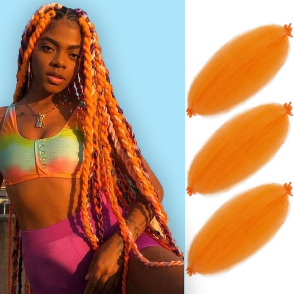 Afro Twist Hair Pre-Separated Springy Pre-Stretched Wrapping for Soft Locs