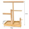 Solid Wood Jewelry Tower Organizer - 3-Tier Tree Holder Stand