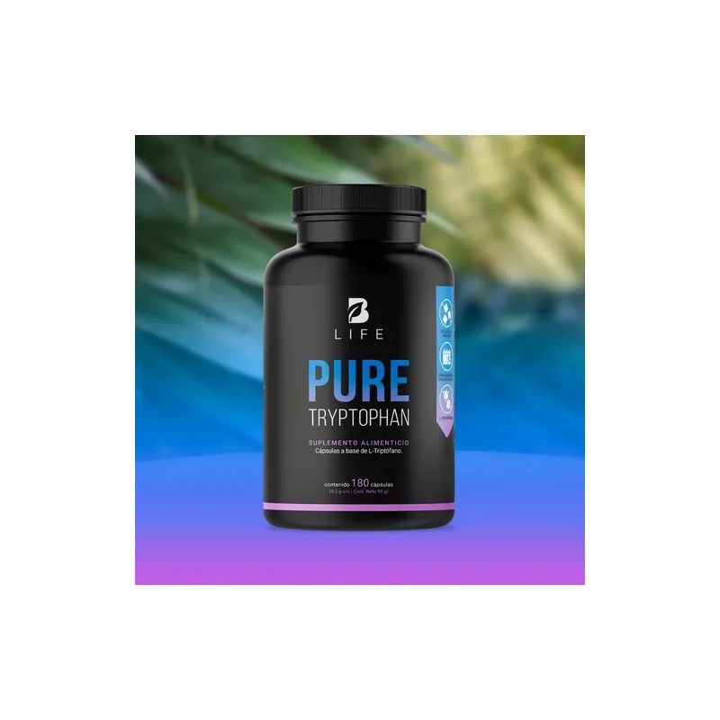 Triptofano De 180 Cápsulas De 500mg, L-tryptophan B Life