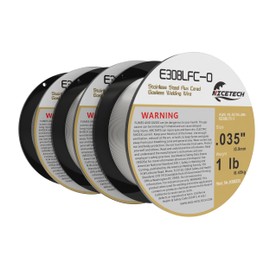 Gasless Flux Cored Welding Wire, Stainless Steel, E308LFC-O. (3PK, .035" 1lb)