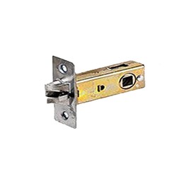 Boxonly 40mm Forked Tubular Mortice Latch Stainless Steel Door Latch Sprung Lever Door Handles
