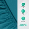 Utopia Bedding Fitted Sheet Double, Denim Blue - Deep Pocket