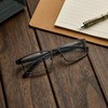 EgBert Fashion Black Myopia Glasses Metal Full Frame Myopia Glasses