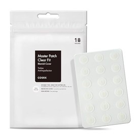 COSRX Master Pimple Patch Clear Fit 18 Patches in1 Size | Hydrocolloid Pimple Patches for Blemish, Zit, Spot, Pimple Treatment | Fast Healing Ane Patch