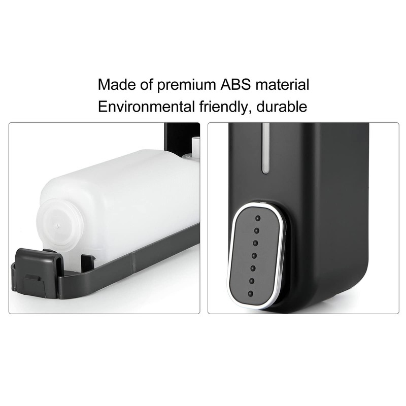Soap Dispenser Wall Mount, 300ml ABS Easy to Install Manual