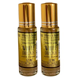 E de B Fragrance Perfume smell like White Diamond W Roll On Oil 12ml (Pack of 2)