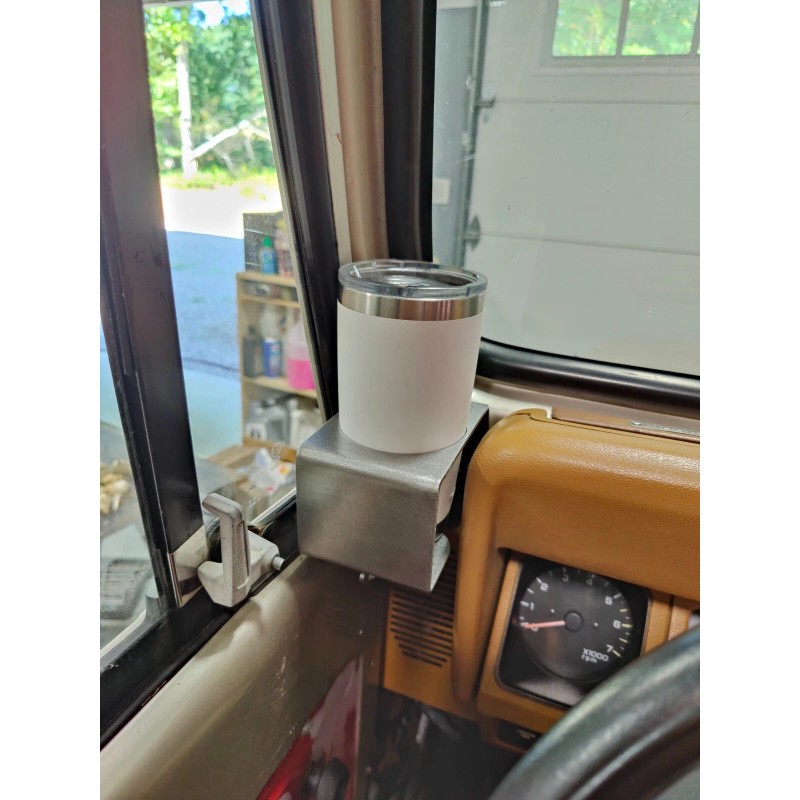 Flat Front Cup holder for Jeep Wrangler YJ STEEL, MADE