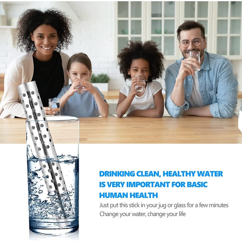 Portable Alkaline Water Filter, Alkaliser Ioniser Water Stick Hydrogen Minerals