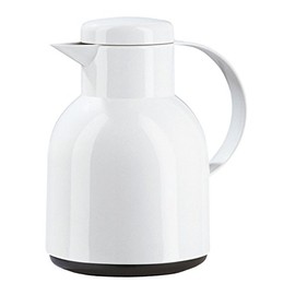 Emsa Samba Quick Press 504229 Insulated Jug 1 L White Teapot Coffee Pot