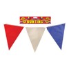 Henbrandt Red White and Blue Triangular Party Bunting 7m Celebration
