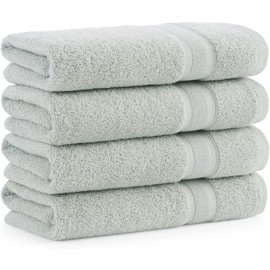 Textile Do 4 X Luxury Face Cloth Towel Set (30 x 30 cm-800 GSM) 100% Egyptian Cotton Wash Cloths Super Soft Flannels Face Cloths for Gym Spa Bathroom