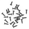 800pcs M2 Black Carbon Steel Countersunk Head Flat Head Self