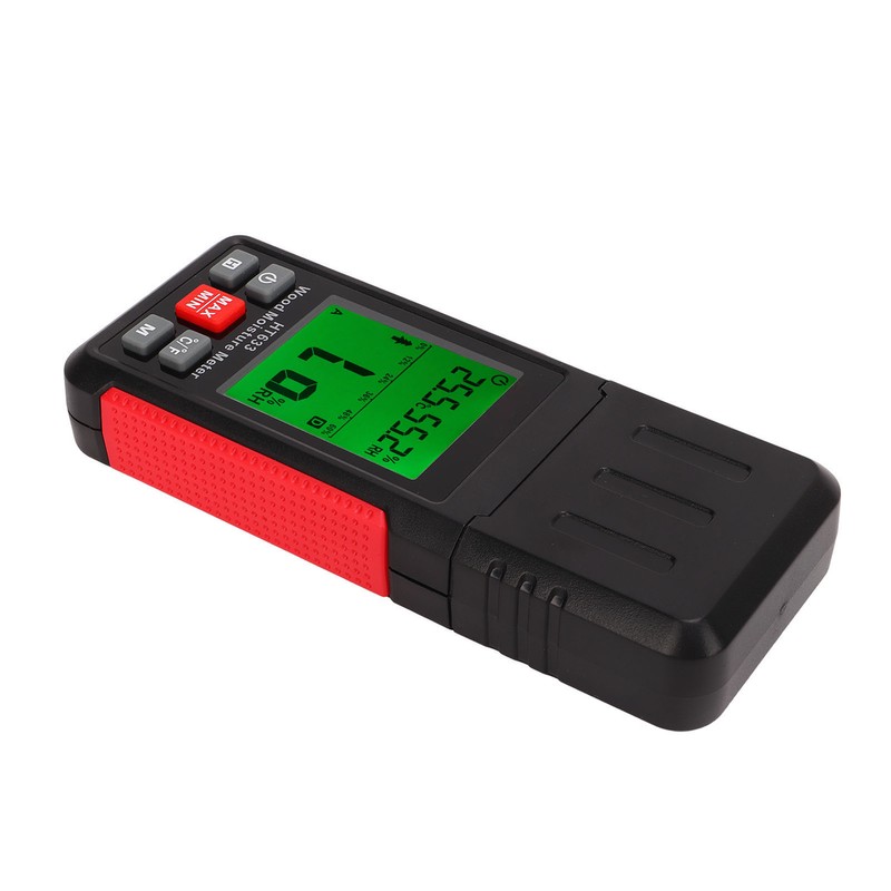Wood Moisture Meter Multifunctional Digital Moisture Detection Tester for Firewood