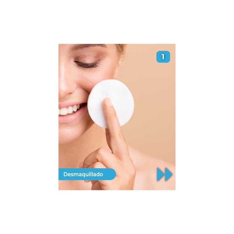 Protec Health&beauty | Tri-pack de Pads de Algodón Facil, 100%