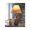 Signature Design by Ashley Derek Rustic Table Lamp with Antler,