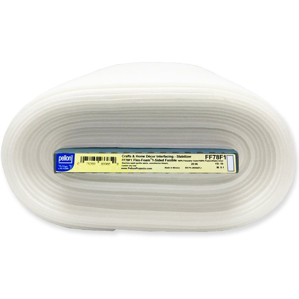 Pellon 10yd Flex 1-Sided Fusible Foam Stabilizer 20" x 10