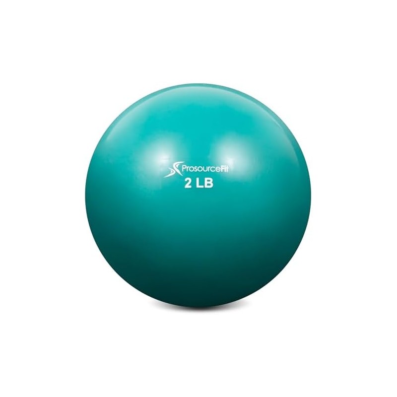 ProsourceFit Weighted Toning Exercise Balls for Pilates, Yoga, Strength Training