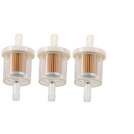 PAOSDKSUI 691035 493629 Fuel Filter Replacement For Briggs & Stratton 40 micron 1/4 Inline Fuel filter 12hp 17.5hp 27hp 35hp Engines Replace Kawasaki 49019-7001 7-07061 Lawn Mower Parts (3/Pack)