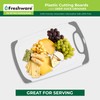 Freshware Cutting Boards for Kitchen, Chopping Board 3-Pack with Different