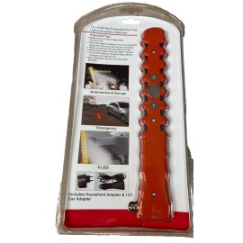 Enstore 1pc 4-in-one. Emergency Light. Hammer, Red Beacon Flashlight, Seatbelt Cutter