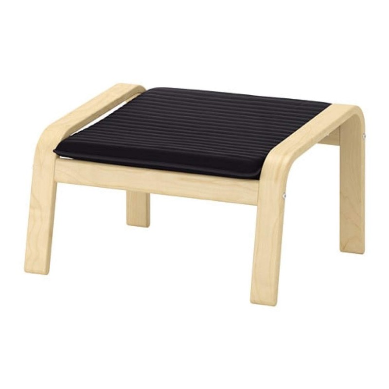 IKEA Poang Ottoman Cushion Knisa Black 803.951.54