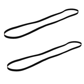 Sam&Johnny New Turntable Belt 181 * 4 * 0.6mm/Folded Length 284mm Rubber Belts Replacement for Gramophone Turntable Player Record Player(2 Pcs)