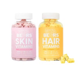Vitabears Perfect Duo: Hair & Skin Vitamins - Healthy Skin, Hair & Nails