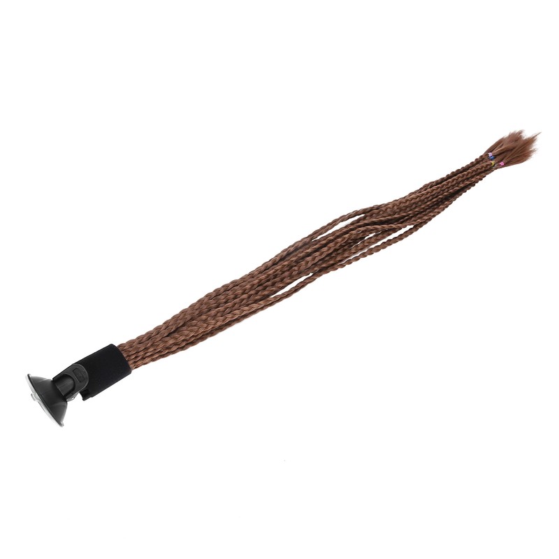 Colorful Stylish Motorcycle Helmet Ponytail Helmet Dreadlocks Braids with Suction