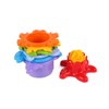 TECHNOK Rainbow Stacking Cups with Fun Spinner (7 Pieces) -
